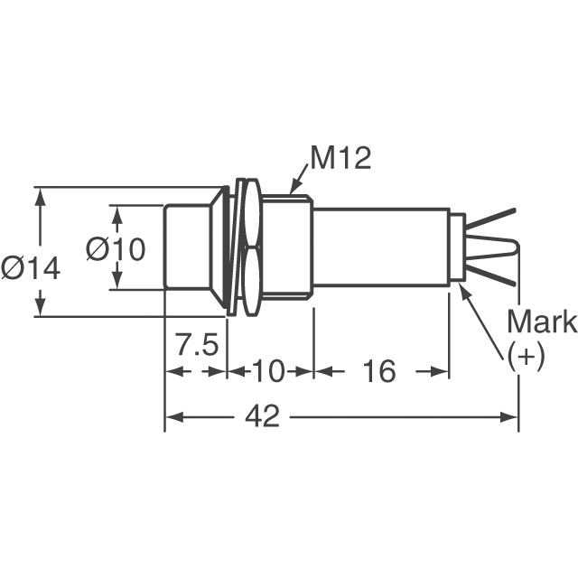 6123132140F Dialight  Indicatori del pannello Spie luminose